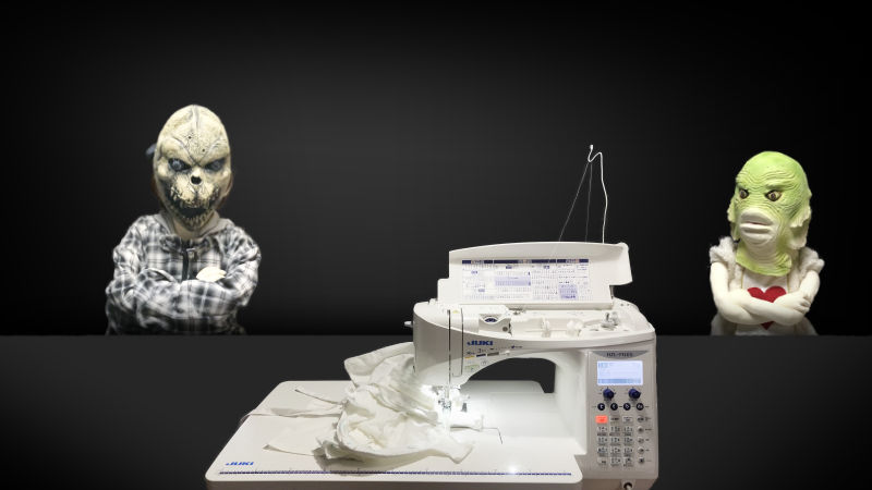 画像3:顔面部分と後頭部の結合