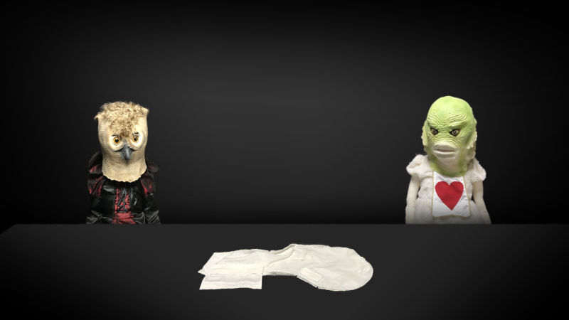 画像1:頸部の制作途中