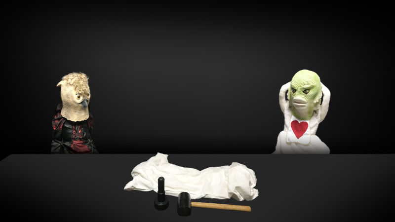 画像3:胴部とハトメ打ち棒